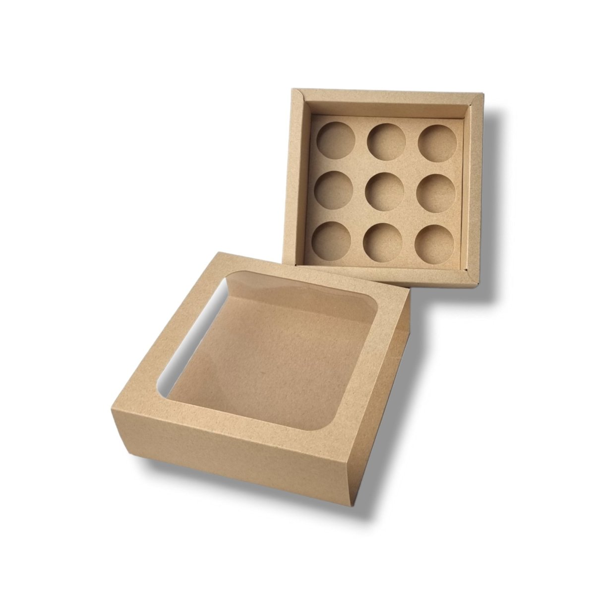 10 Caixas Elegance para 9 brigadeiros Kraft - Image 4