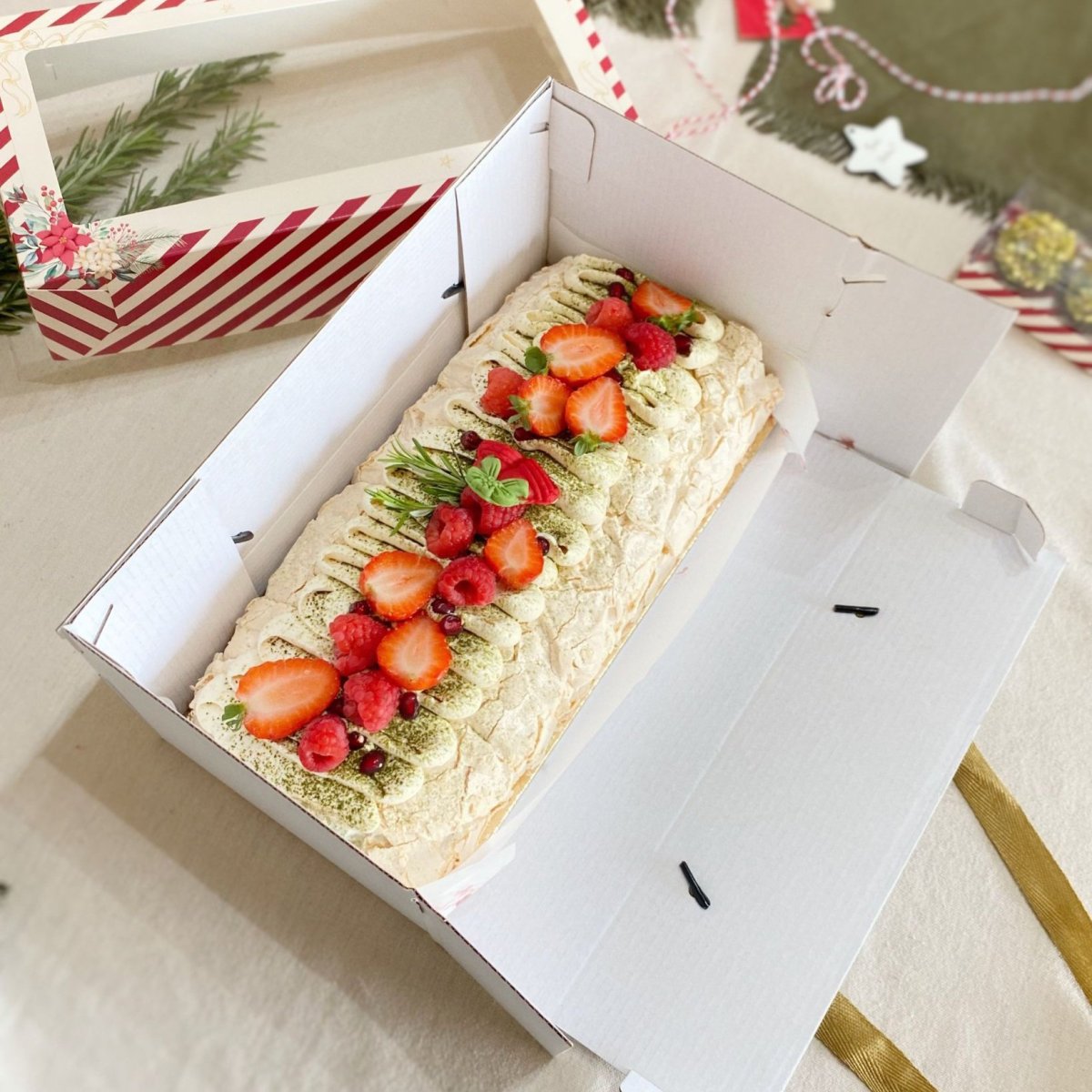 10 Caixas Retangular para Bolo – Feliz Natal - Image 4