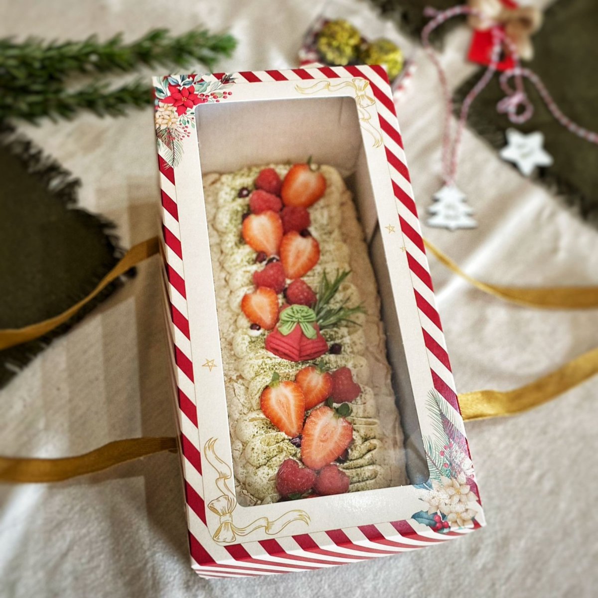 10 Caixas Retangular para Bolo – Feliz Natal - Image 2