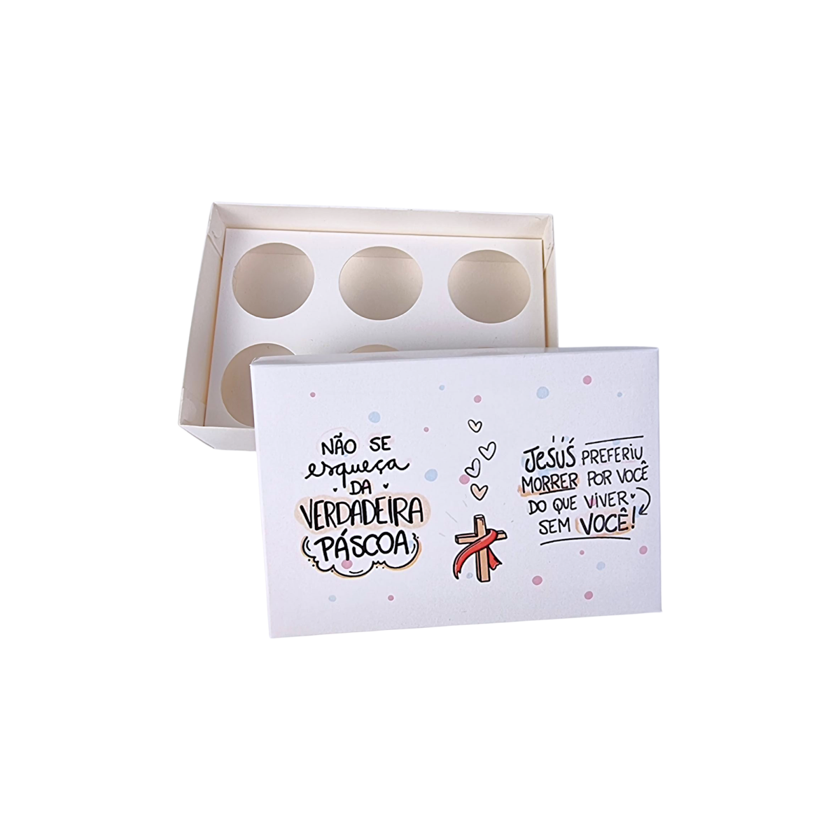 Caixa em Papel para 6 brigadeiros – Páscoa Flork - Image 6