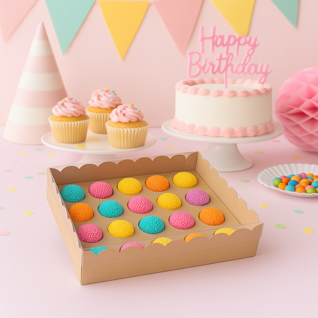 10 Caixas Bela para 20 brigadeiros Kraft - Image 2