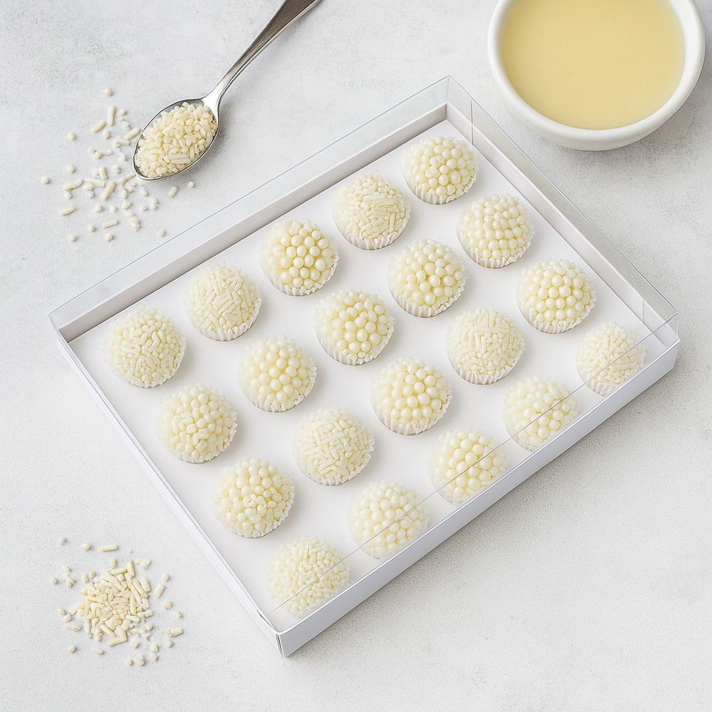 10 Caixas para 20 brigadeiros Branca - Image 2