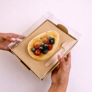 10 Caixas Premium para ovos de colher 250/350/500G Kraft