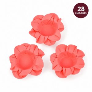 Delicada Dupla Rosa Fluorescente