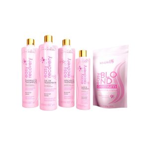 Kit Easy Recovery + Pó Descolorante Easy Blond 500g Soupleliss Profissional