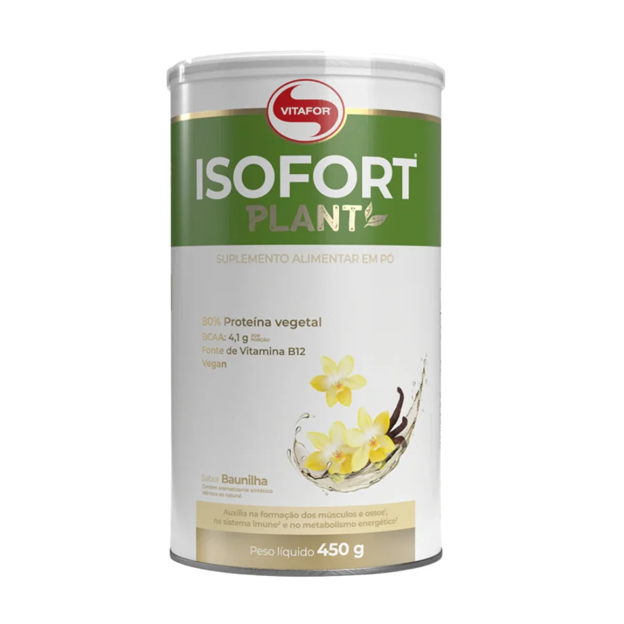 Vitafor Isofort Plant Baunilha 450 g